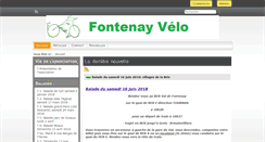 Desktop Screenshot of fontenayvelo.fubicy.org