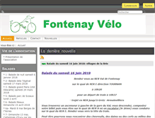 Tablet Screenshot of fontenayvelo.fubicy.org